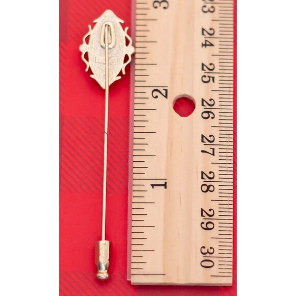 Vintage Victorian Cameo Gold Tone Stickpin by Avon - O2 - Picture 2 of 2